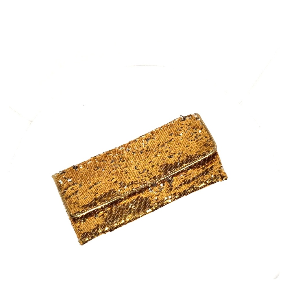 Gold Sequin Clutch